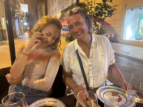 Meiki together with our mom
